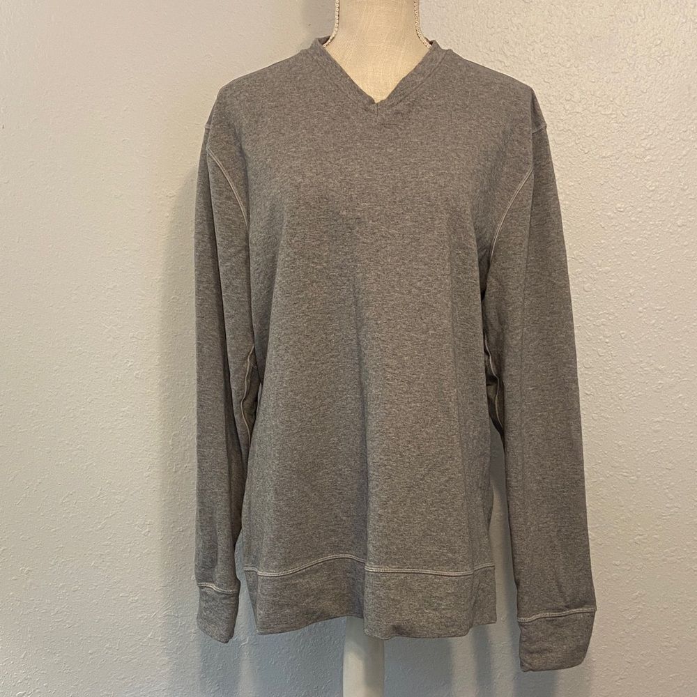 Lululemon Gray Long Sleeve Pullover Crew Neck Sweatshirt Size 8